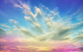 Blue sky clouds boat sunset - a beautiful sky free wallpaper