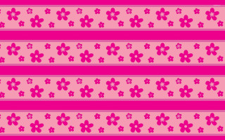 Pink striped floral cherry blossom - pop art free wallpaper