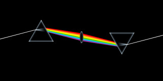 Dark side moon rainbow white 3 - a dark side of the moon free wallpaper