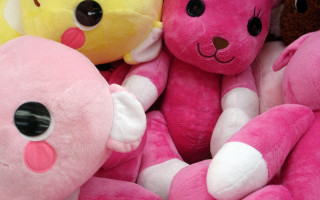 Pink yellow stuffed animals eyes - stuffed animal free wallpaper for desktop