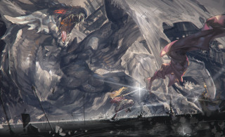 Group monster sword man suit - their hand and a man in a suit free wallpaper