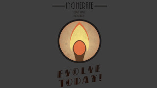 Candle poster with the words - altermodern free wallpaper