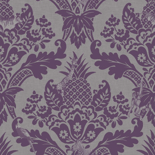 Purple grey floral wallpaper design - and a bird free wallpaper for tablet