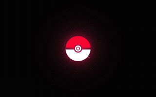 Red white pokeball dark background - dark background free wallpaper for desktop