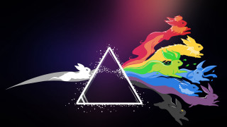Triangle rainbow bird psychedelic surrealist - david gilmour blythe free wallpaper for desktop