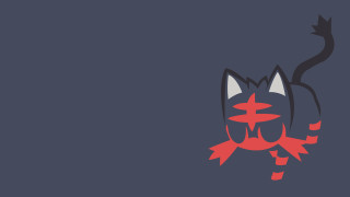 Cat red bow black background - cat free wallpaper