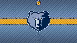 Blue yellow striped bear head - a bear free wallpaper
