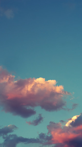 Plane flying sky pink cloud 2 - free sky wallpaper for mobile