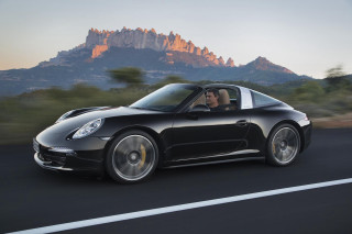 Man driving black porsche mountains - a man driving free wallpaper
