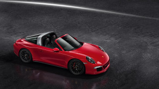 Red sports car panfuturism jigsaw - a dark surface free wallpaper