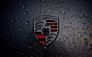 Car emblem wet surface black - a wet surface free wallpaper