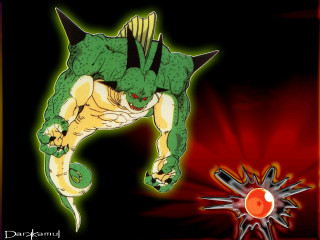 Green yellow creature red ball - creature free wallpaper