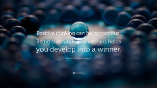 Positive thinking bubble quote contagious - stuckism free wallpaper for desktop
