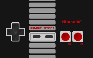 Nintendo controller red black white - ambient occlusion free wallpaper