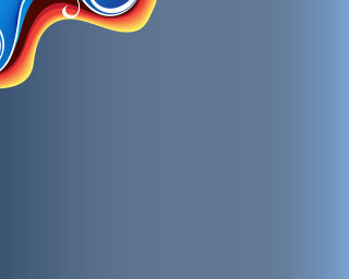 Blue orange swirl design background - elizabeth murray free wallpaper