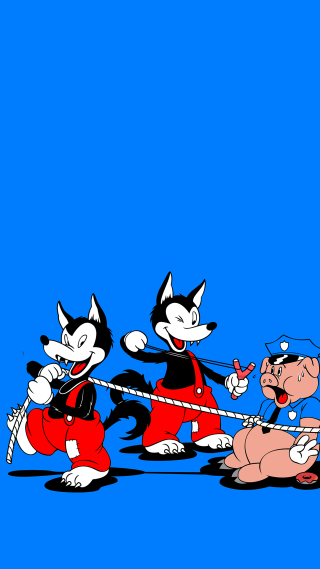 Cartoon cats tennis game referee - free cats wallpaper for mobile