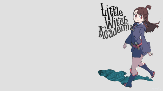 Little witch academy fish blue - little free wallpaper