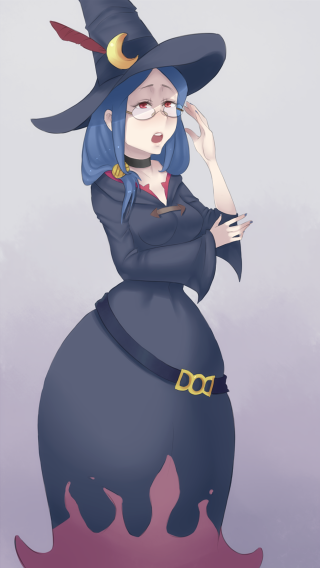 Cartoon character witch costume hat - free fantasy wallpaper