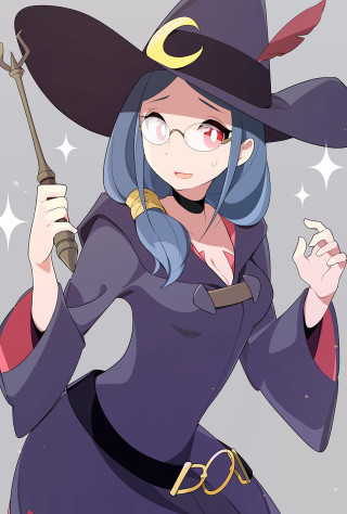 Woman witch costume wand hat - a feather free wallpaper