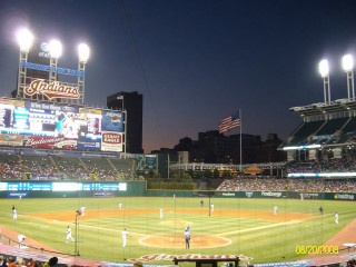 Baseball game night stadium crowd 2 - a crowd watching free wallpaper