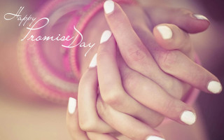 Woman hands happy promise pink - processed free wallpaper