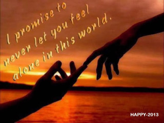 Two hands reaching sunset romantic - a sunset in the background and a quote free wallpaper
