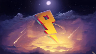 Cartoon character flying rocket background - artwork free wallpaper