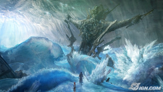 Man monster storm ocean boat - fantasy concept art free wallpaper for desktop