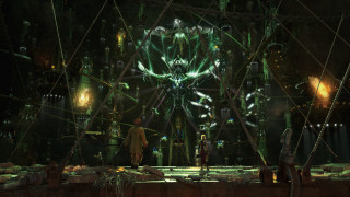 Sci fi scene man woman - a sci free wallpaper