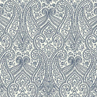 Blue white paisley pattern border - a silk screen free wallpaper for tablet