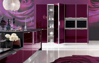 Purple wall white floor rug - a purple wall free wallpaper