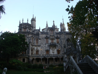 Gothic castle stairs clock tower - gaudy free wallpaper for desktop
