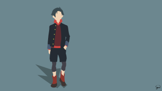 Man red shirt black shorts - black shorts free wallpaper