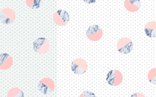 Wall pattern circles dots design - a stipple free wallpaper