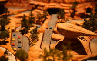 Road rocks car autumn fire - the background and a rock free wallpaper