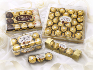 Chocolates box table white rose - decadent free wallpaper for desktop