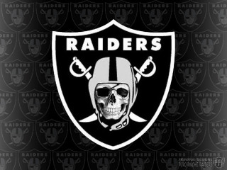 Oakland football logo skull helmet - free sports wallpaper