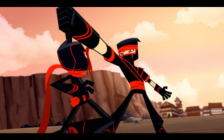 Cartoon man holding giant object - a cartoon of a man holding free wallpaper