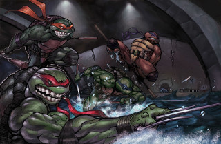 Teenage turtles fighting tunnel giant - teenage free wallpaper