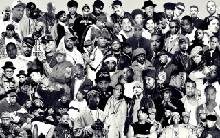 Collage black white people group - a collage free wallpaper for desktop