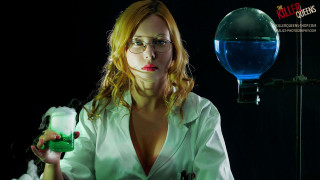 Woman white shirt green object - a green object free wallpaper