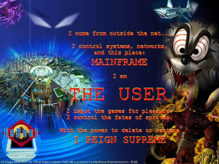 Computer screen mouse ferris wheel - cybernetic free wallpaper for desktop