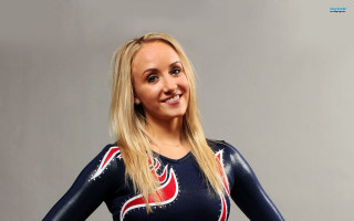 Woman blue red top posing - kai carpenter free wallpaper for desktop