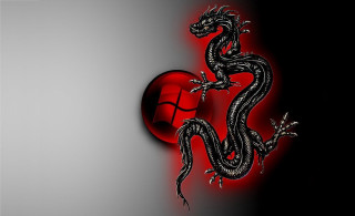 Black red dragon gradient eldritch - dragon free wallpaper