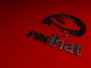 Red background black logo delhatt - a black circle free wallpaper
