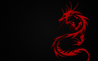 Red dragon black background red 4 - a red dragon free wallpaper for desktop