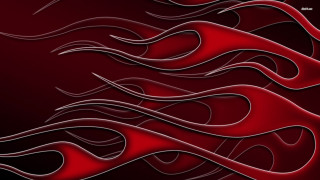 Red background wavy design black - a wavy design free wallpaper