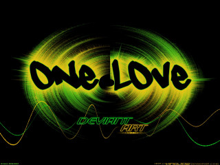 One love graffiti logo swirls - swirl free wallpaper