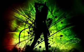 Person standing green yellow reggae - artgem free wallpaper