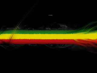 Black background red green yellow - a white line free wallpaper for desktop